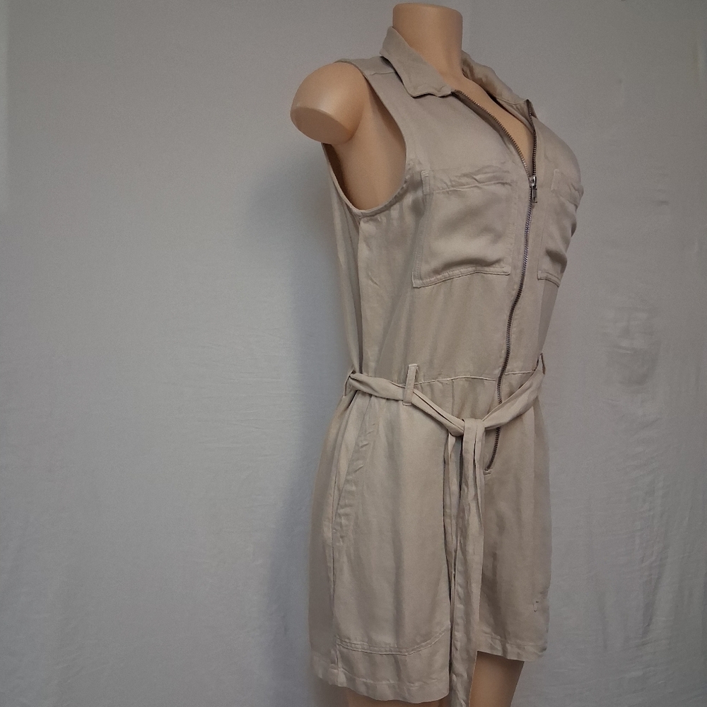 Cloth & Stone Anthroplogia Light Tan Romper Size M - Picture 17 of 17